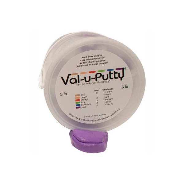 Val-u-Putty Exercise Putty, Plum, X-Firm, 5 Pound